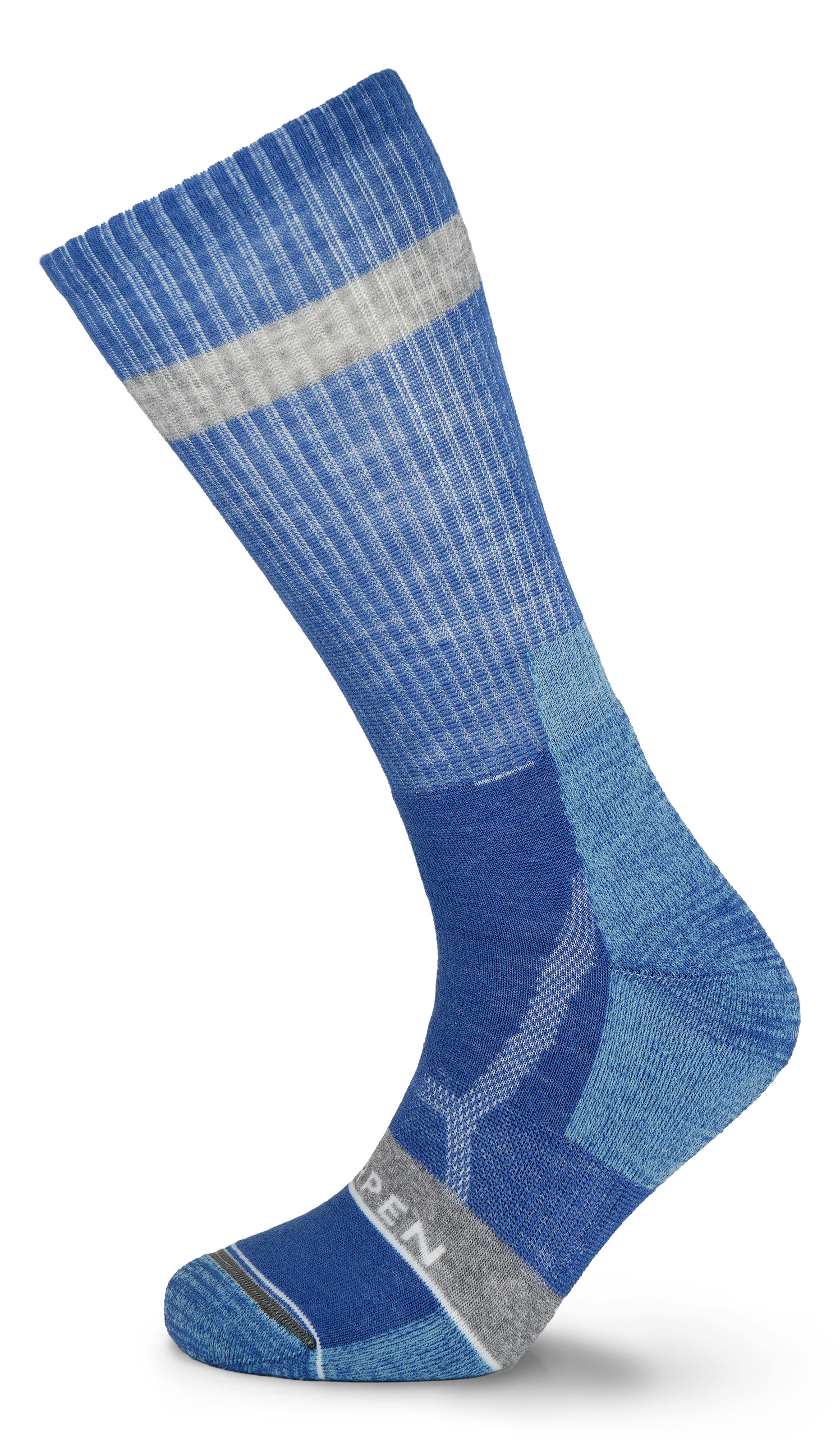 Image Lorpen MHMCW Merino Hike Midweight crew BIJOU BLEU M